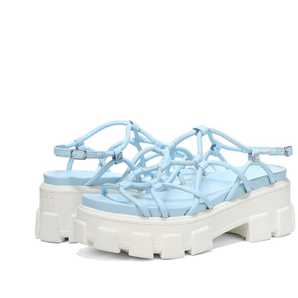 NEW Circus by Sam Edelman Greyson Platform Sandals in Poolside - Picture 1 of 8